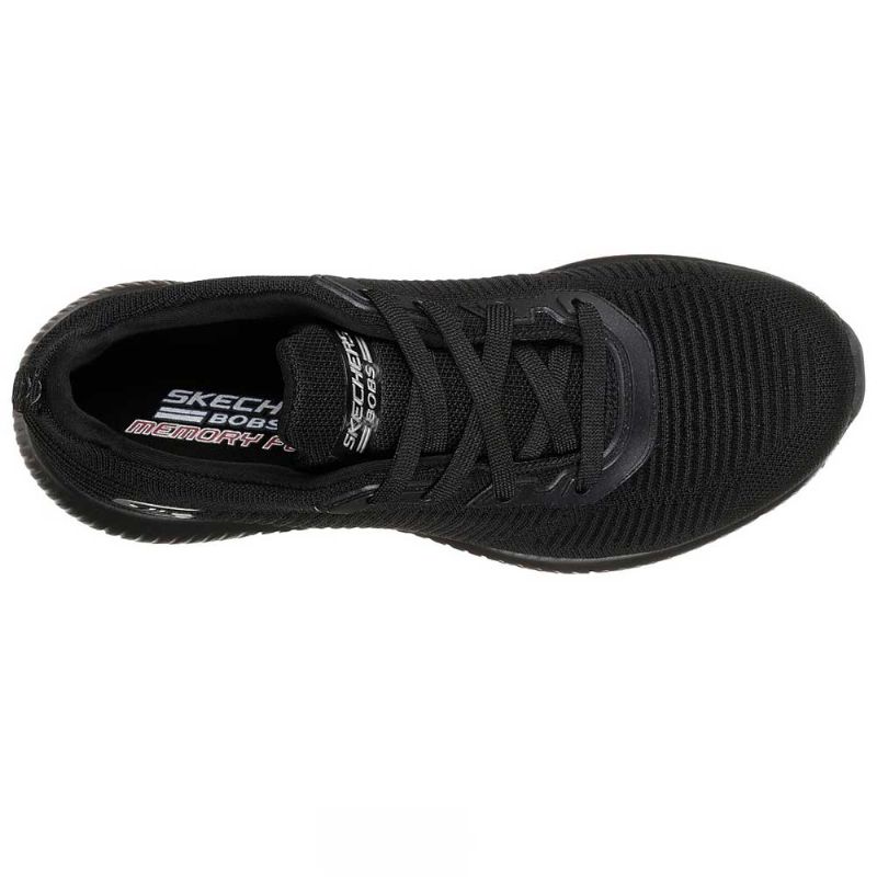 Skechers Womens Bobs Squad Tough Talk Black UK 7 EUR 40 (32504)